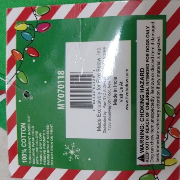 NWT Five Below Pet Tee Shirt - S - Picture 4 of 4